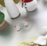Christmas Unicorn Earrings