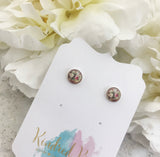 Floral Print Earrings