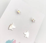 Unicorn Earring Set