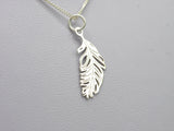 Feather Pendant (Silver)